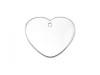 Sterling Silver Heart Pendant 15mm ~ Optional Engraving