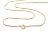 Gold Filled Snake Chain Necklace with Spring Clasp ~ 16''