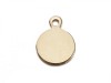 Gold Filled Round Tag 7.5mm ~ Optional Engraving