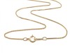 Gold Filled Box Chain Necklace with Spring Clasp ~ 16''
