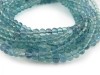 AAA Blue Green Fluorite Faceted Rondelles ~ Various Sizes ~ 8.25'' Strand