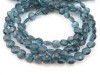 AAA London Blue Topaz Coin Beads 5.5mm ~ 8.5'' Strand