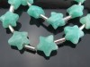 AA Amazonite Faceted Star Beads 11mm ~ 8'' Strand