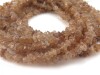 Brown Zircon Chip Beads ~ 8'' Strand