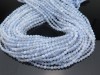 AA Chalcedony Faceted Round Beads 3.5mm ~ 13'' Strand