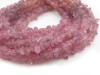Pink Spinel Chip Beads ~ 8'' Strand