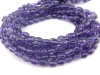 AA+ Amethyst Smooth Oval Beads 5.5-6.5mm ~ 15'' Strand