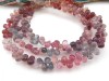 AA Multi Spinel Faceted Teardrop Briolettes 4.5-5.5mm ~ 7'' Strand