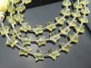 AA Lemon Quartz Faceted Star Beads 10-11mm (15)