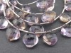 AAA Ametrine Faceted Diamond Briolettes 8.75-10.75mm ~ 9'' Strand