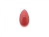 Red Coral Pear Cabochon 9mm x 5mm