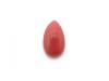 Red Coral Pear Cabochon 9mm x 5mm