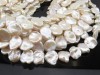 Freshwater Pearl Ivory Keishi Beads 14-15mm ~ 16'' Strand