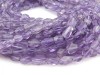 Amethyst Faceted Rectangle Beads 5.5-6.5mm ~ 14.5''