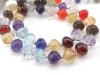 AAA Multi-Gem Onion Cut Beads 8.5mm ~ 8.5'' Strand