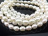 Freshwater Pearl Ivory Rice Beads 7-8mm ~ 16'' Strand