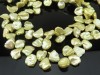 Freshwater Pearl Lime Green Keishi Beads 10-11mm ~ 16'' Strand