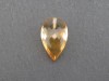 Citrine Faceted Pear 15mm ~ Half Drilled