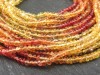 Multi Sapphire Smooth Rondelles 2.5-3mm ~ 16.5'' Strand