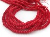 Bamboo Coral Smooth Rondelles 6mm ~ 15.5'' Strand