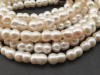 Freshwater Pearl Irregular Peanut Beads 12-16mm ~ 16'' Strand