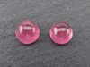 Fairmined Pink Sapphire Round Cabochon 5mm ~ PAIR