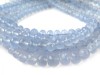 AA+ Chalcedony Micro-Faceted Rondelles ~ Various Sizes ~ 8'' Strand