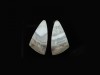 Banded Agate Cabochon 26mm ~ PAIR