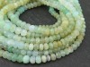 Blue Opal Faceted Rondelles 3.75-5mm ~ 16'' Strand