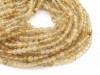 AA+ Golden Rutilated Quartz Faceted Round Beads 4.5mm ~ 12.5'' Strand