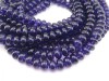 AA+ Amethyst Smooth Rondelles ~ Various Sizes ~ 16'' Strand