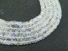 AA Rainbow Moonstone Faceted Rondelles ~ Various Sizes ~ 14'' Strand