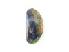 Azurite Malachite Rose Cut Slice 23mm