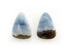 Blue Opal Cabochon 18mm ~ PAIR