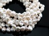 Freshwater Pearl Ivory Keishi Nugget Beads 10-11mm ~ 15.5'' Strand