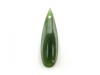 Nephrite Jade Smooth Pear Briolette 33-36mm - SINGLE