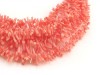 Pink Pacific Coral Stick Beads 4-14mm ~ 20'' Strand