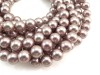 Shell Pearl Rose Round Beads 10mm ~ 16'' Strand