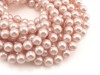 Shell Pearl Pink Round Beads 10mm ~ 16'' Strand
