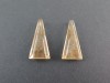 Fairmined Copper Rutilated Quartz Freeform Gemstone 20mm ~ PAIR