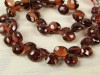 AA Garnet Micro-Faceted Heart Briolettes 5mm ~ 7'' Strand