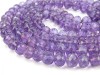 AAA Amethyst Micro-Faceted Rondelles 5-9mm ~ 16'' Strand