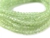 AA+ Prehnite Micro-Faceted Rondelles ~ 8'' Strand ~ Various Sizes