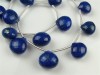 AA Lapis Lazuli Micro-Faceted Heart Briolette ~ SINGLE ~ Various Sizes