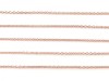 Rose Gold Filled Cable Chain 1.3mm  x 1.2mm ~ by the Foot