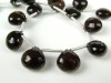 AAA Smoky Quartz Micro-Faceted Heart Briolettes ~ Various Sizes