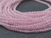 AAA Rose Quartz Micro-Faceted Rondelles 2mm ~ 12.5'' Strand