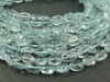 Aquamarine Smooth Oval Beads 6-8mm ~ 14'' Strand