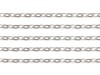 Sterling Silver Flat Cable Chain 2.7mm x 1.8mm ~ by the Foot