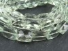 AA Green Amethyst Faceted Rectangle Beads 8mm ~ 8'' Strand